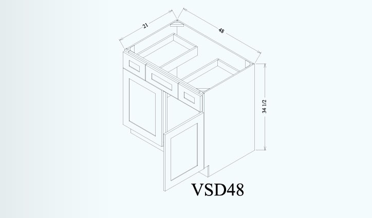 洗脸池柜-VSD48