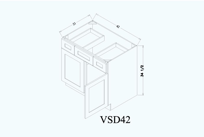 洗脸池柜-VSD42