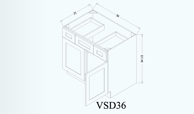 洗脸池柜-VSD36