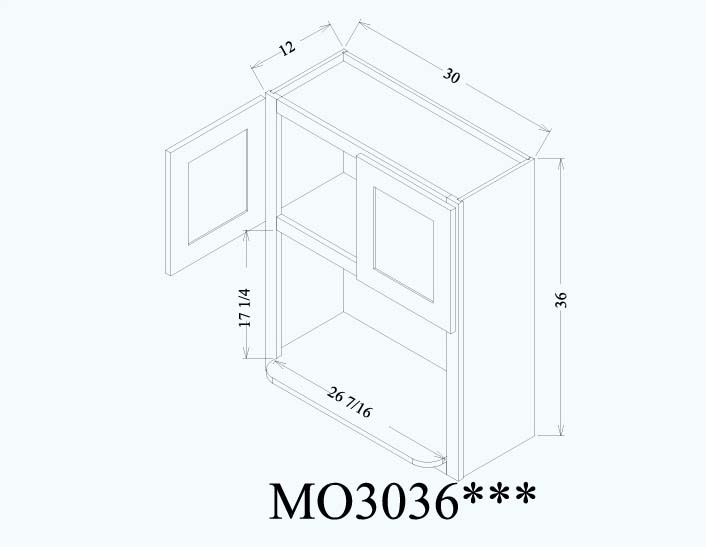 微波炉柜-MO3036***