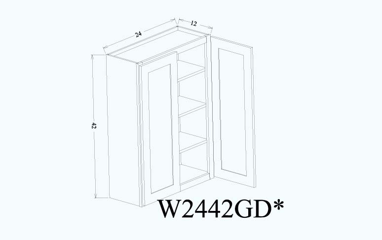 wall blind corner-W2442GD*
