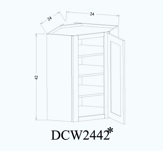 Corner wall-DCW2442*